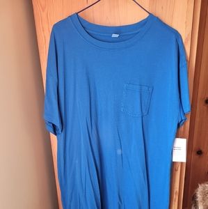 Blue oversized tshirt dress